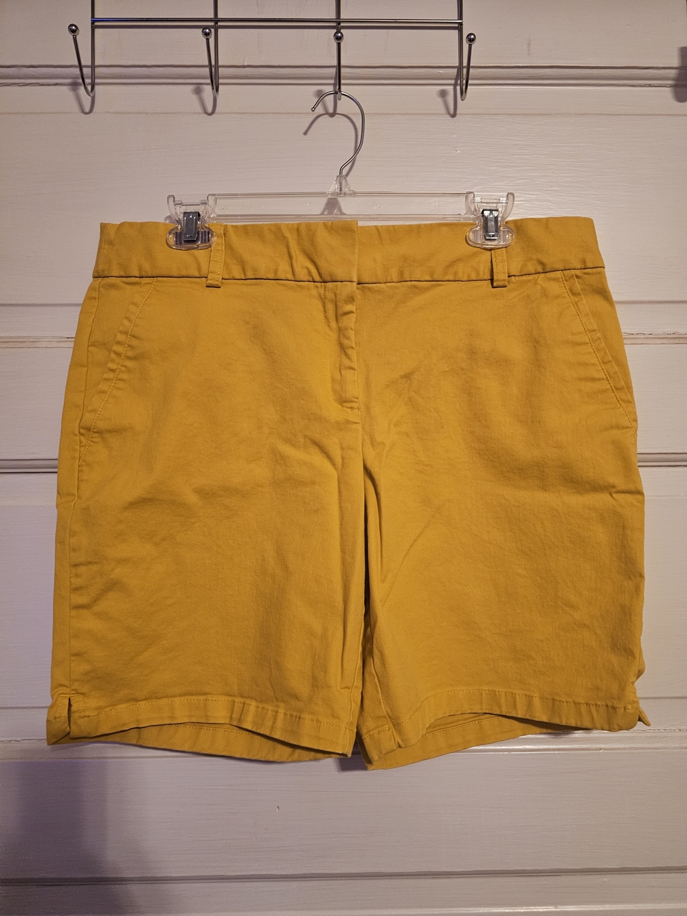 LOFT Riviera Twill Shorts - Marigold/Mustard Yellow Size 10